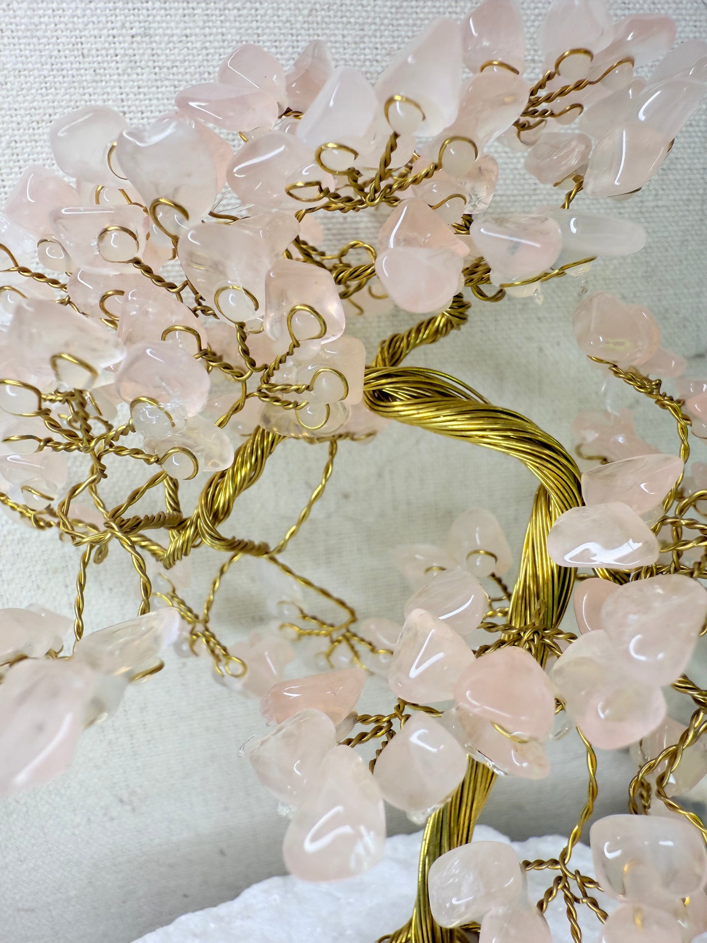 Arbre du bonheur QUARTZ ROSE