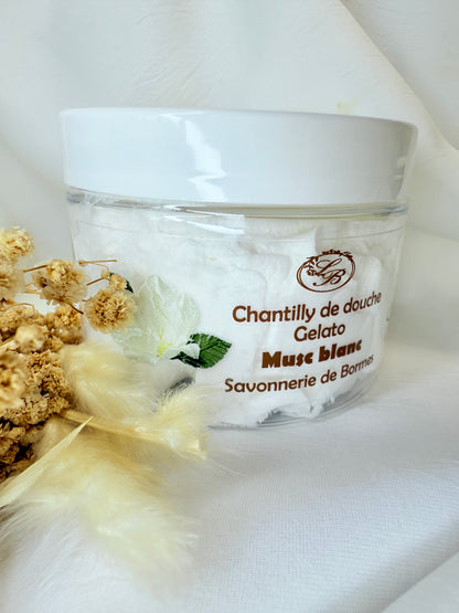 Chantilly de douche MUSC BLANC