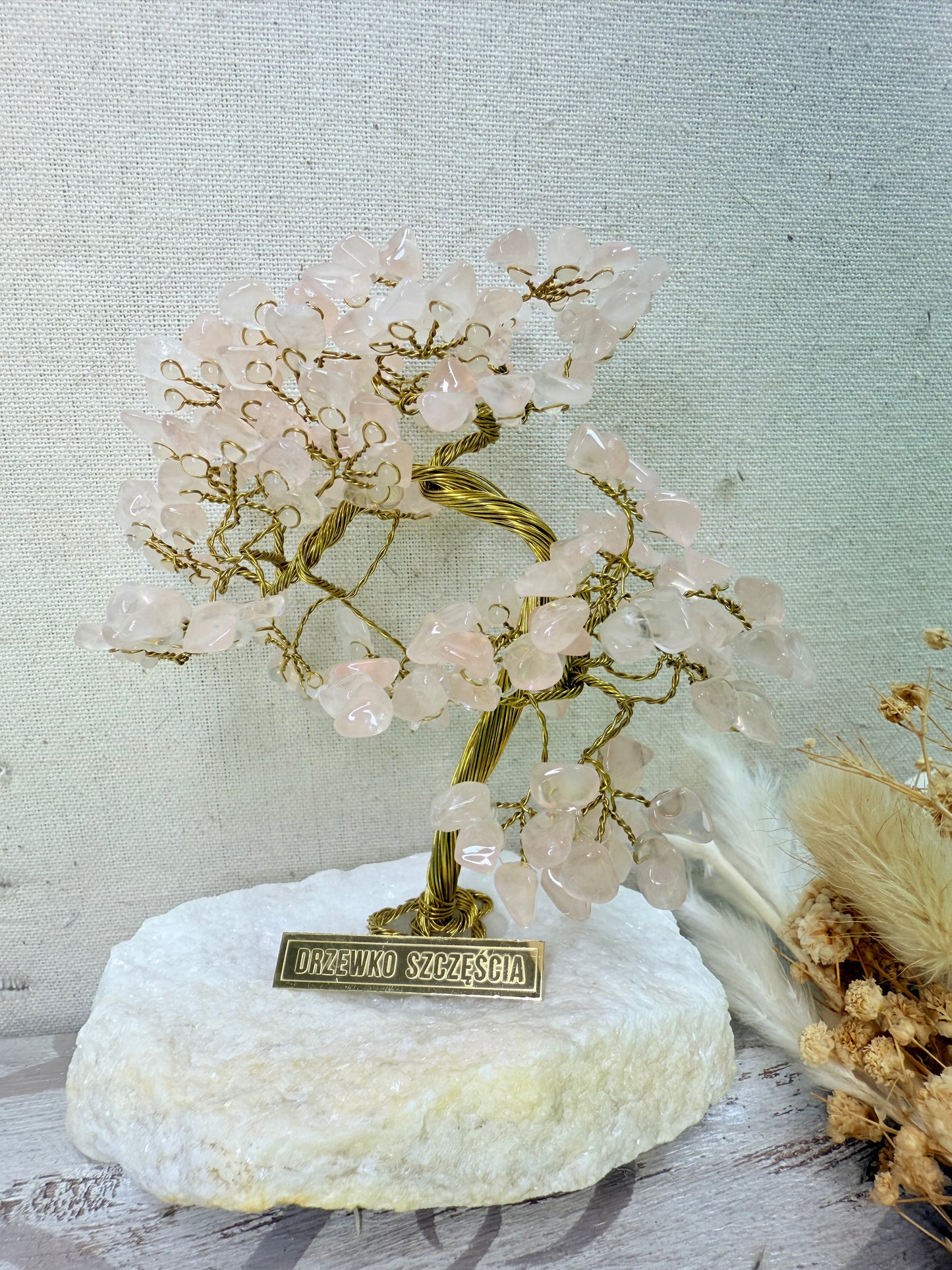 Arbre du bonheur QUARTZ ROSE