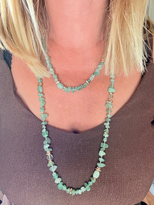 Sautoir AVENTURINE