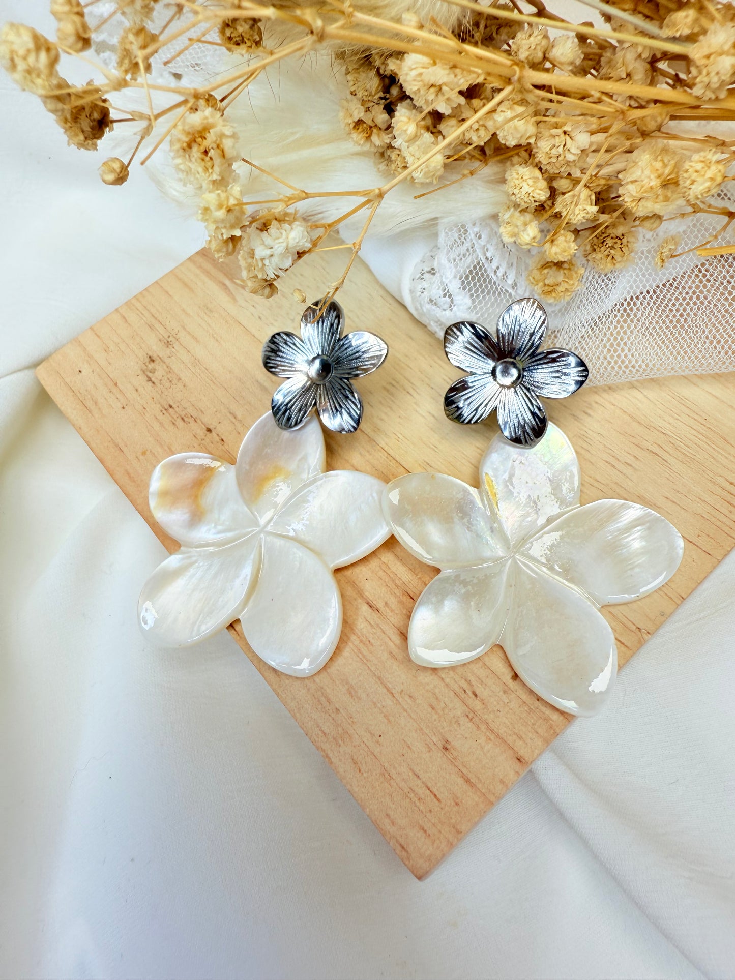 Boucles d’oreilles NACRE