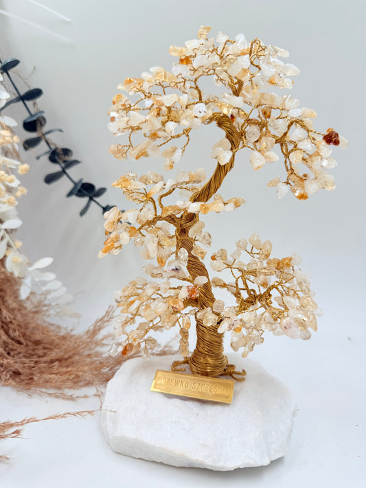 Arbre du bonheur CITRINE